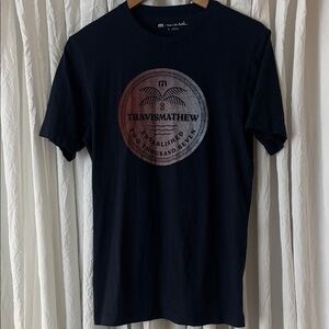 Travis Mathew Navy Graphic Tee